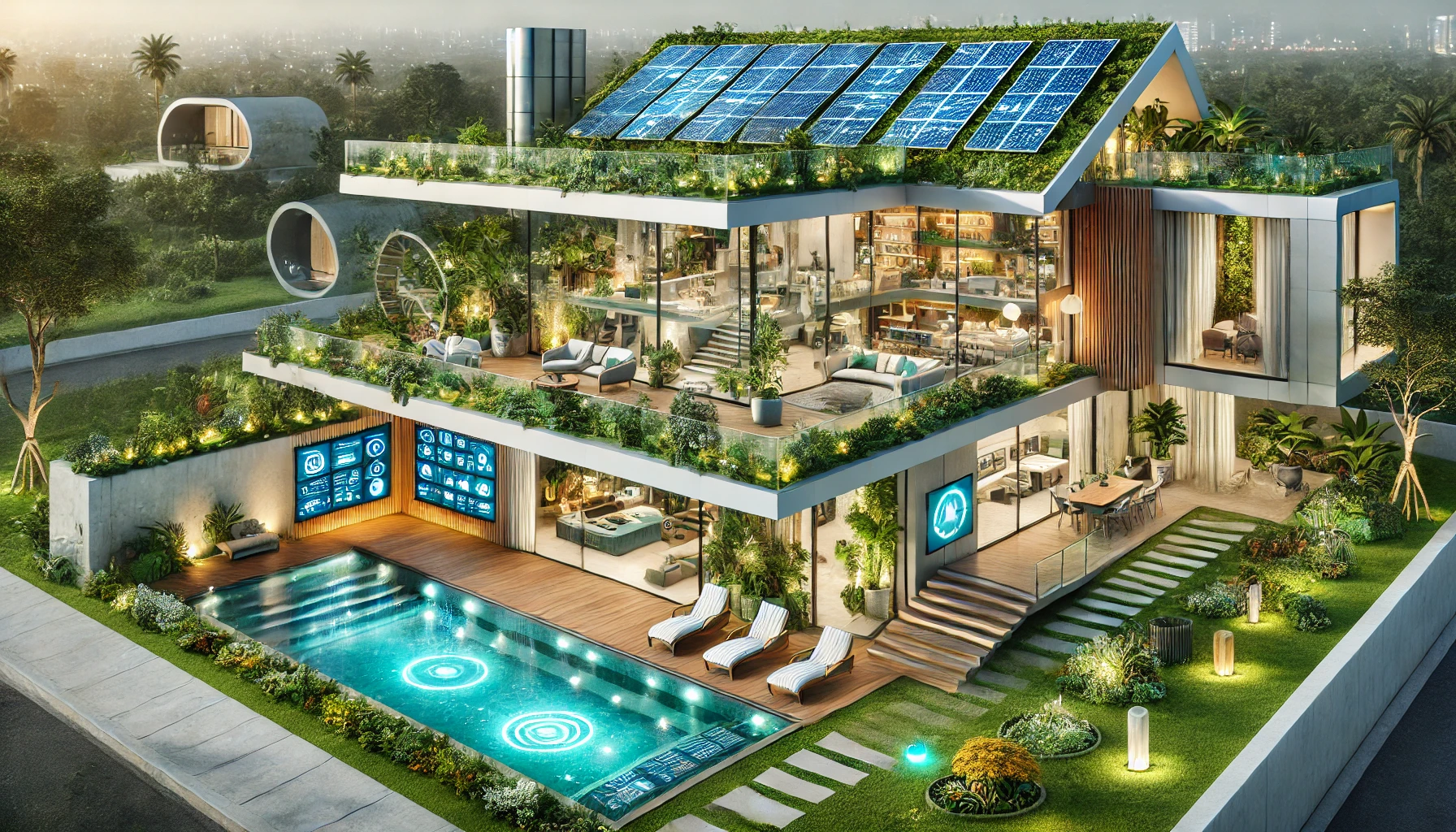 4 Futuristic Eco Green Smart Homes Luxury Sustainability 4 Futuristic Eco Green Smart Homes Luxury Sustainability