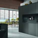 Obsidian black kitchen appliances