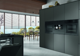 Obsidian black kitchen appliances