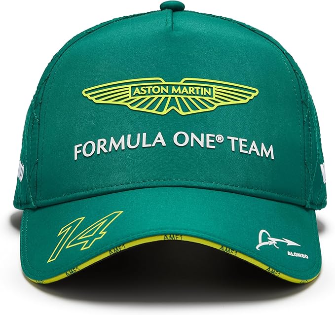 Aston Martin F1 Fernando Alonso Hat 2024 - Unisex - Green - One Size