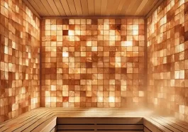 salt bricks and saunas