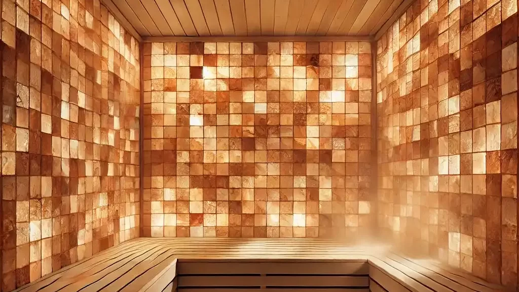 salt bricks and saunas