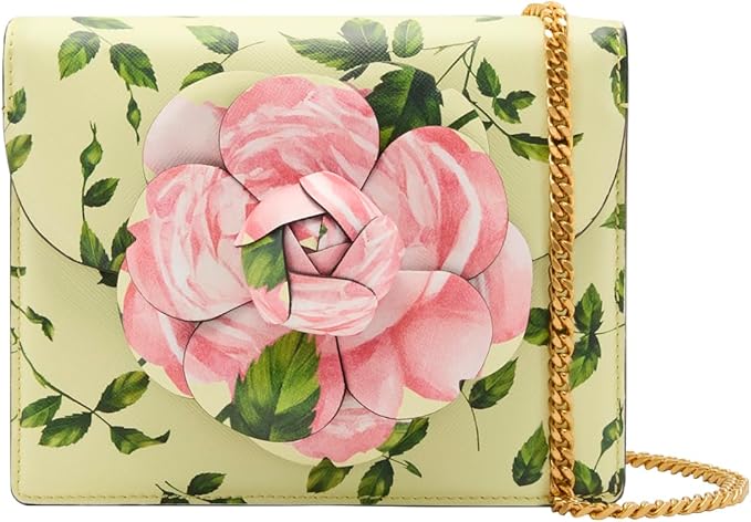 Oscar de la Renta English Rose Printed Mini TRO Bag