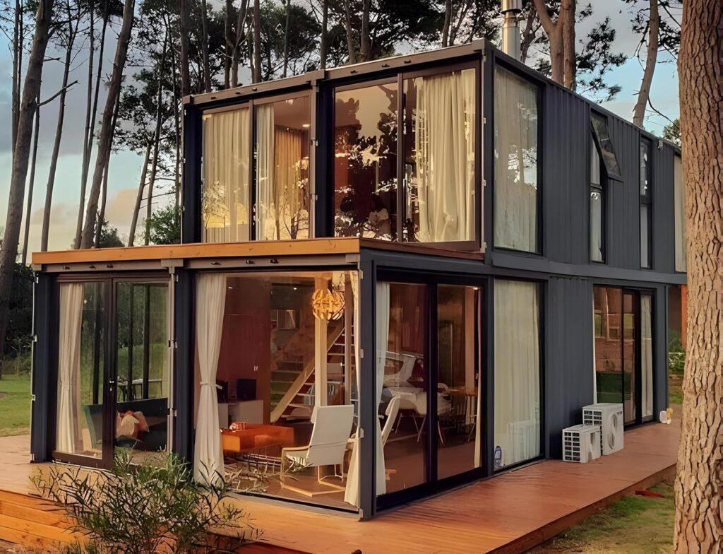 40ft double-story container home