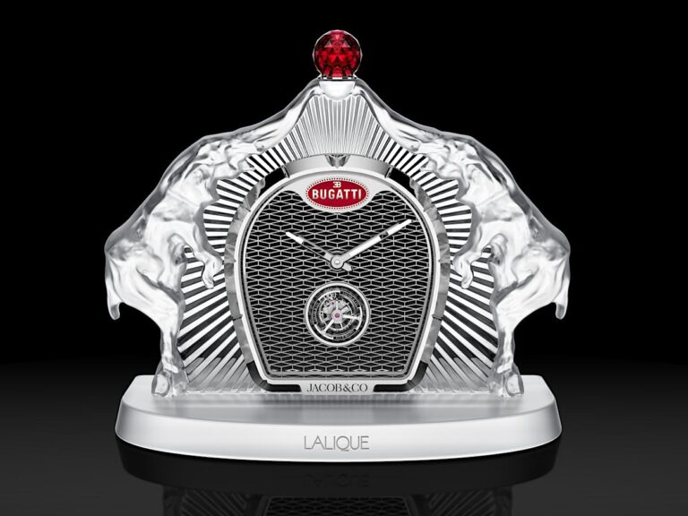 Bugatti calandre table clock