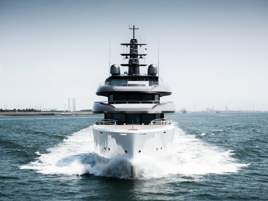 Amels 80 sea trials