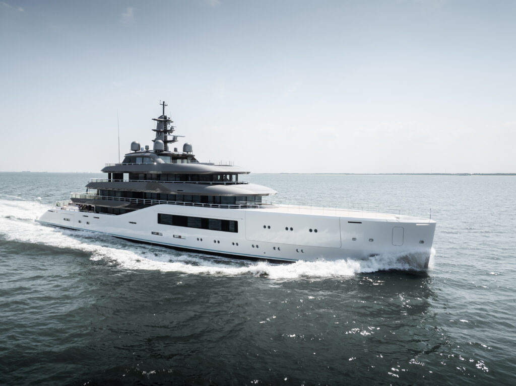 Amels 80 sea trials