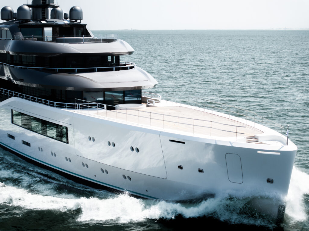 Amels 80 sea trials