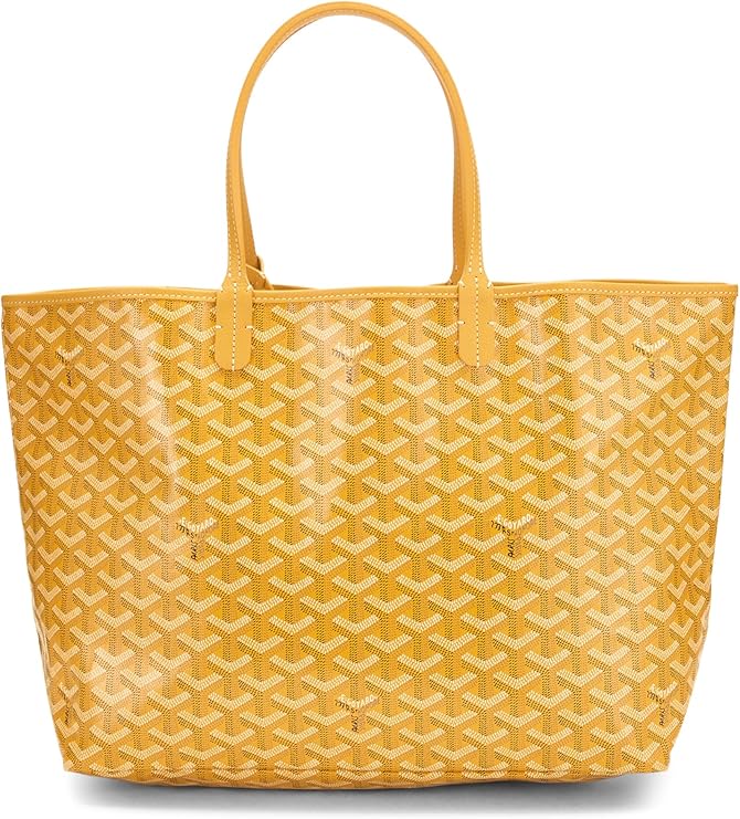 Goyard, Pre-Loved Yellow Goyardine Canvas Saint-Louis PM, Yellow