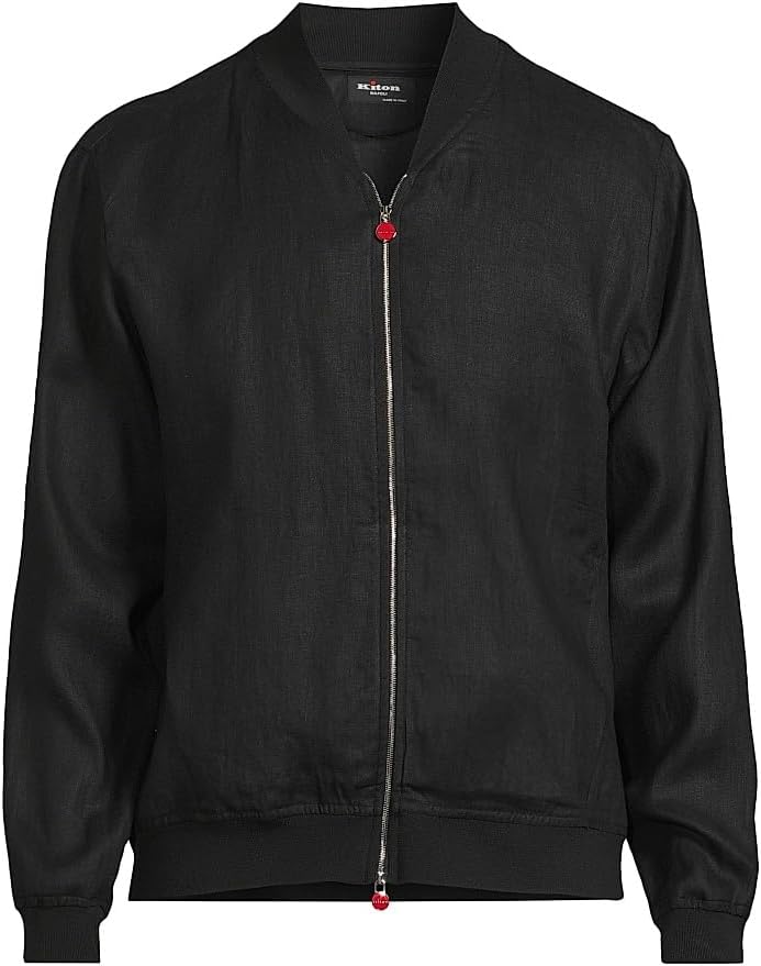 Kiton Linen Bomber Jacket