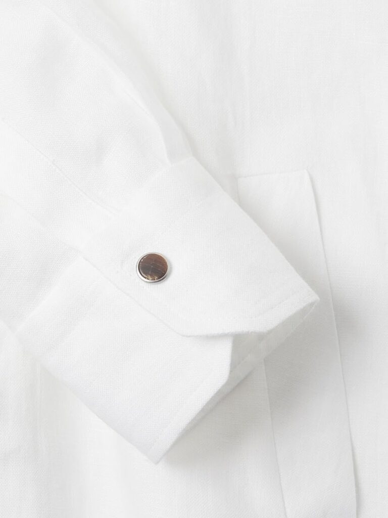 Kiton Mariano Hooded Linen Shirt