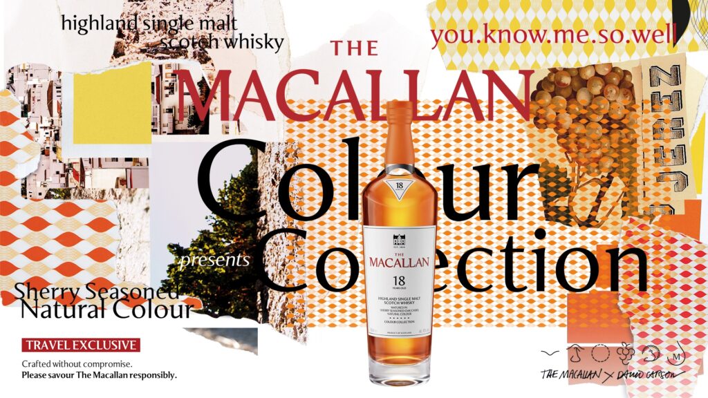 Macallan collaborating with David Carson