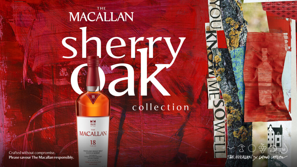 Macallan collaborating with David Carson