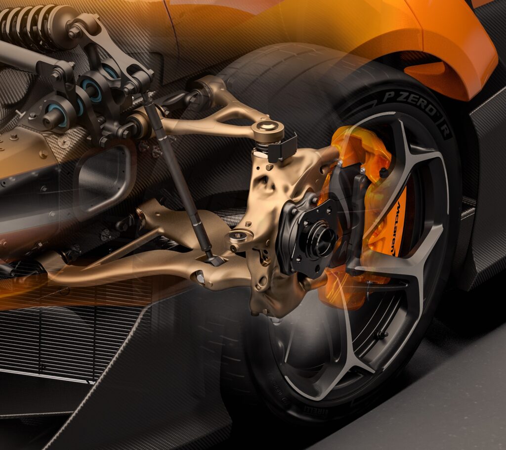 McLaren W1 suspension