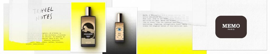 Memo Pars perfume banner