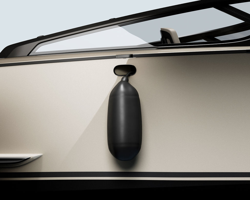 Wajer 55 luxury yacht, automatic fenders