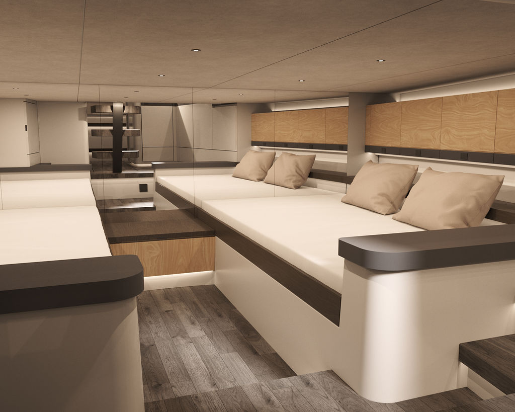 Wajer 55 luxury yacht secondary bedroom