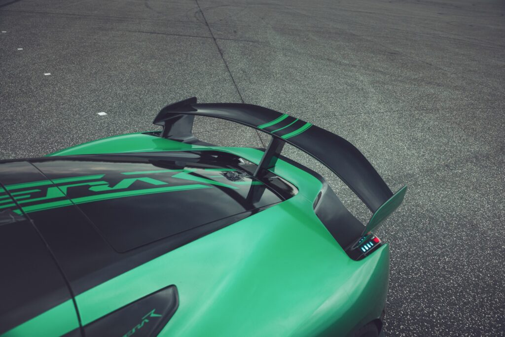 Rimac Nevera R fixed rear wing