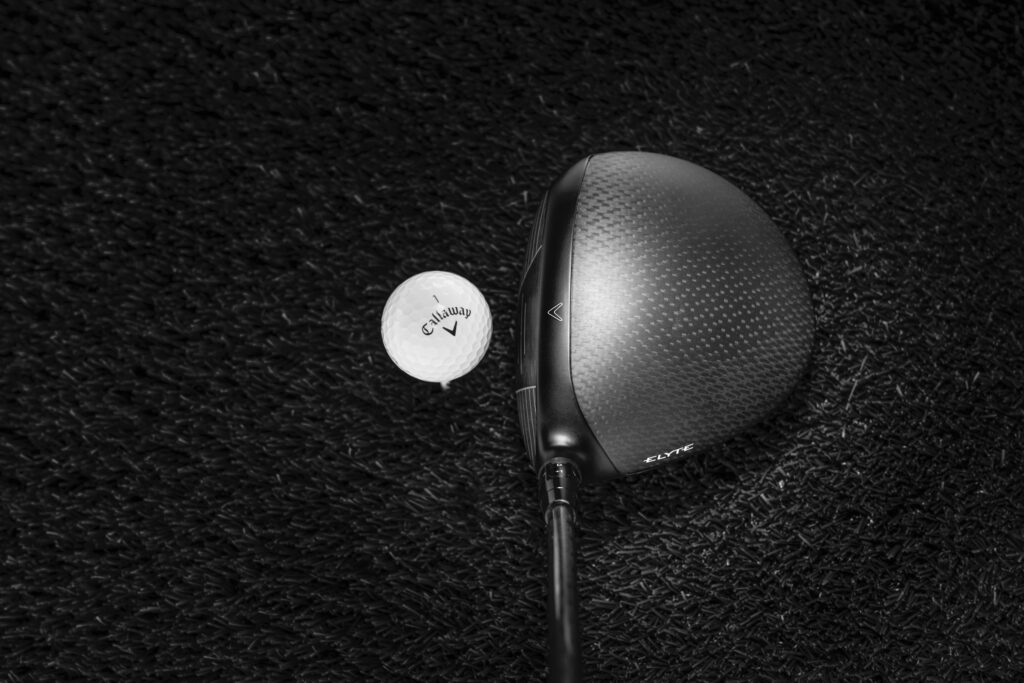 Elyte Night Edition golf driver-Thermoforged Carbon Crown