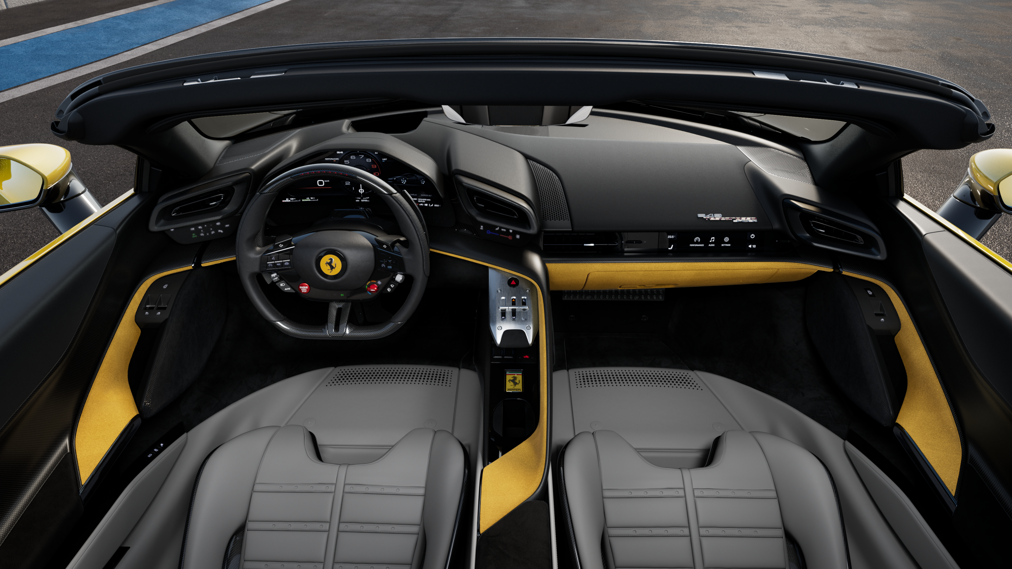 FERRARI 849 TESTAROSSA SPIDER-Interior