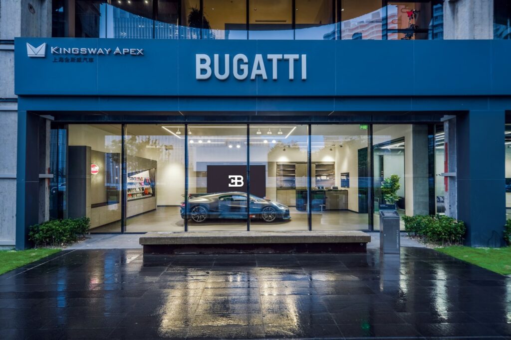 showroom BUGATTI