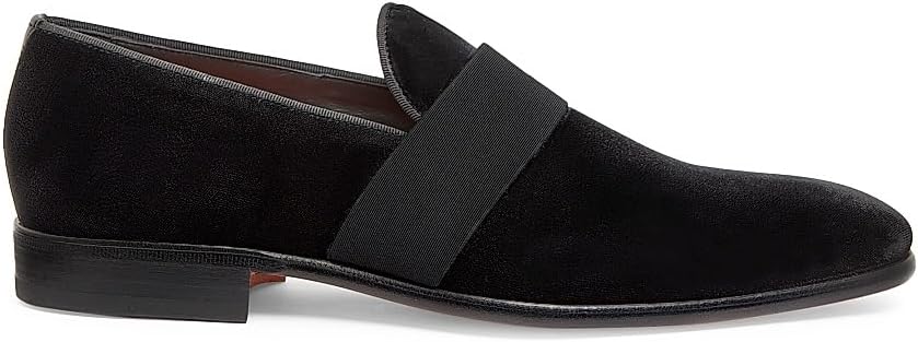 Santoni Isomer Velvet Loafers