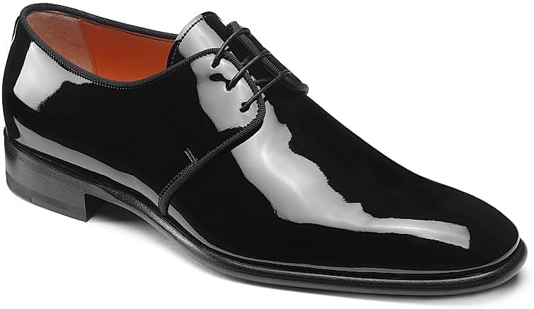 Santoni Patent Leather Dress Shoes