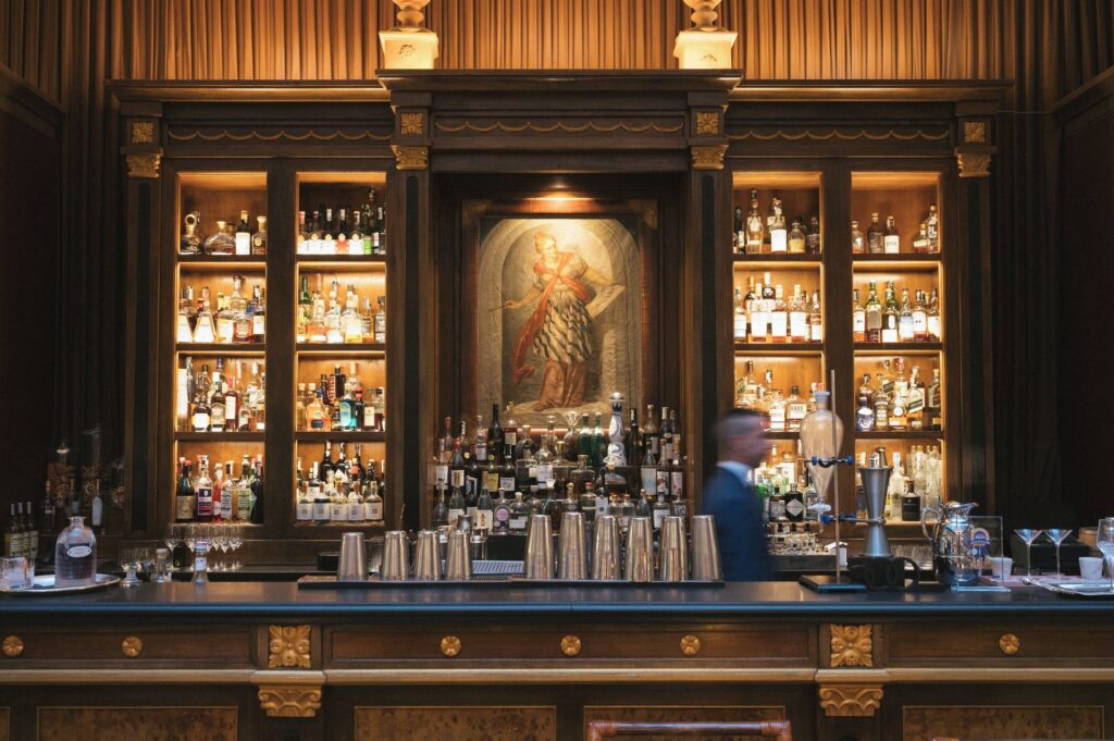 Atrium Bar at Four Seasons Hotel Firenze.